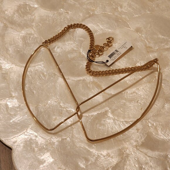 Brand New!! Marc Jacobs: Gold-toned|V shaped| Necklace - Picture 5 of 10